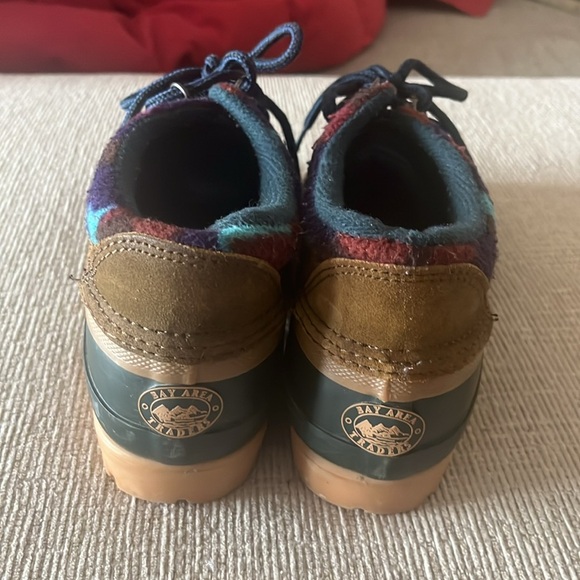 Vintage 2000s y2k Bay Area Traders Duck waterproof Shoes Rain Boots fleece lined - Picture 5 of 9